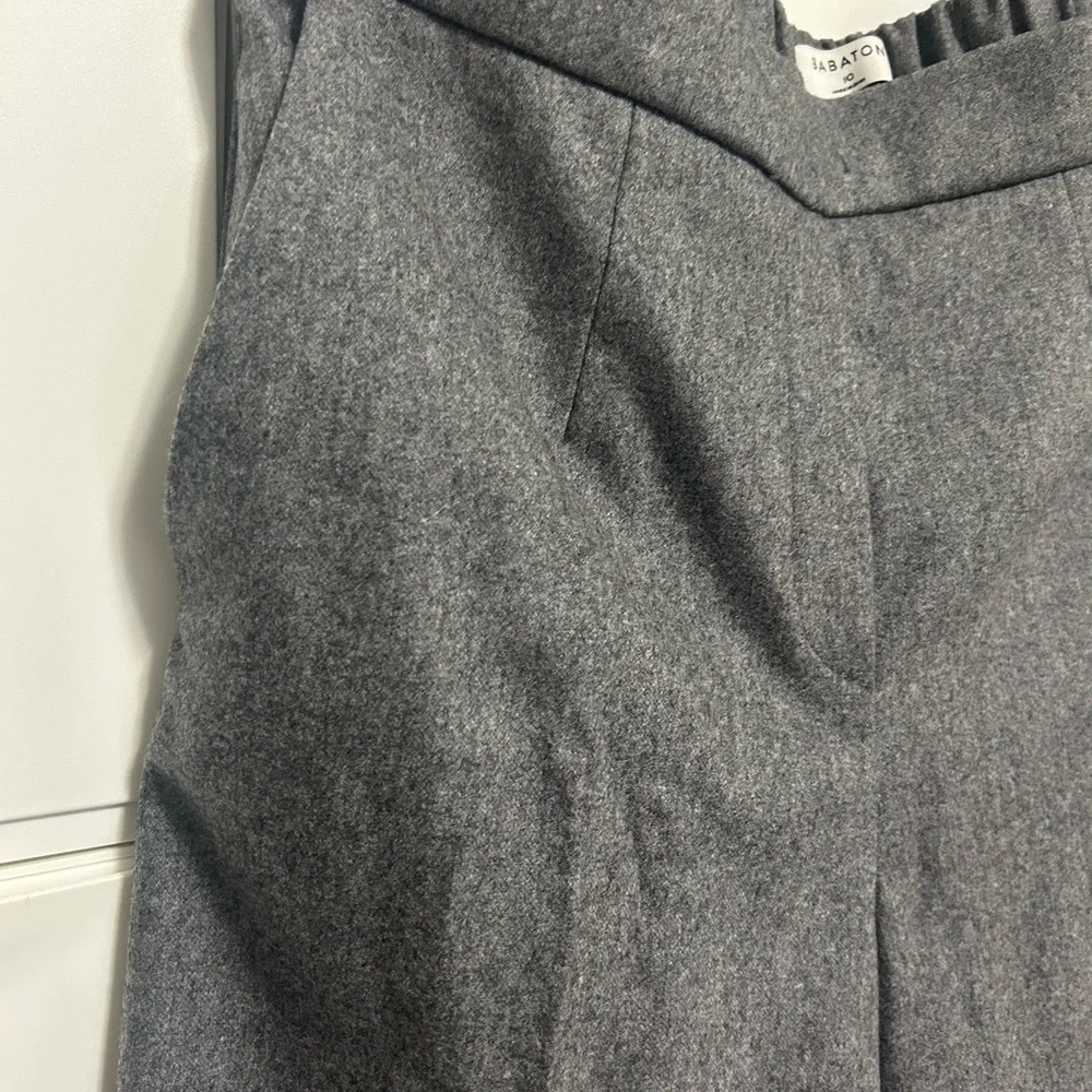 Babaton Charcoal Elastic-Waist Trousers - Picture 2 of 5